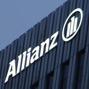 Sign high elevation building Allianz by Actif Signal